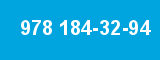 978 184-32-94 978 184-32-94